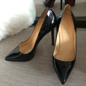 Christian Louboutin Pigalle Plato 120 black patent